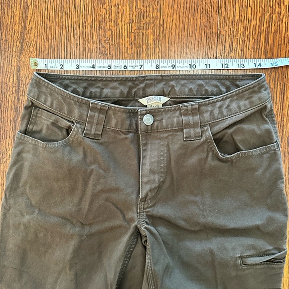 Duluth Trading Co. Canvas Pants | Size 4 x 29 | Dark Brown - Picture 4 of 7